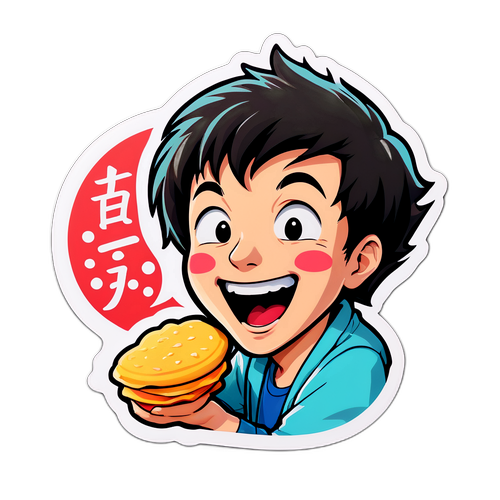 ユーモラスで楽しいデザインのステッカー