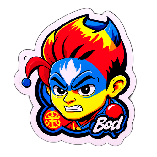 受 Bod Satsuk 啟發的貼紙設計
