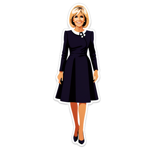 Brigitte Macron sa Paris