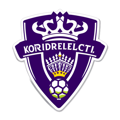 Sticker uit Kortrijk met 'Anderlecht'