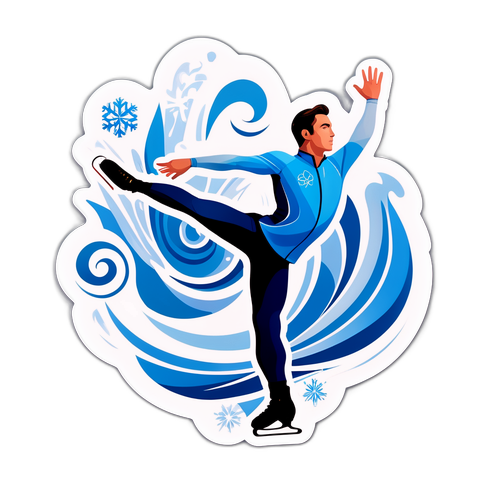 Чоловічий фігурний катальник на Льодовому шоу