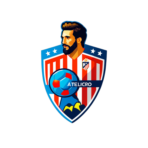 Sticker Atletico Madrid: Sắc Màu Nhiệt Huyết, Hình Ảnh Cầu Thủ Gây Bão!