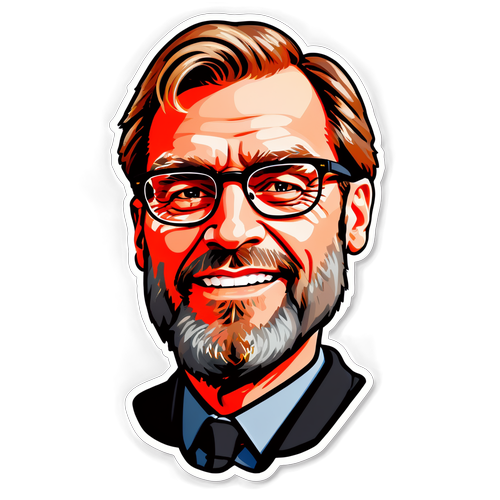 Retrato caricaturizado de Klopp