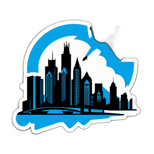 Sticker wa Mandhari ya Jiji la Manchester