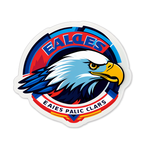 Rebutlah Semangat! Sticker Sukan 'Eagles Soar!' dengan Bola Sepak Crystal Palace!