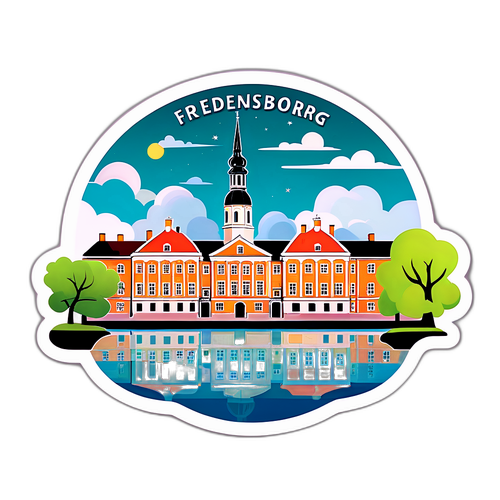 Vakker Illustrasjon av Fredensborg