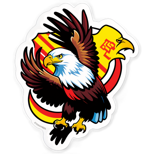 Majestueuze Adelaar: De Must-Have Sticker voor Ware Go Ahead Eagles Fans!