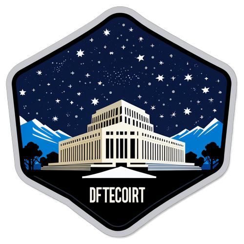 Pentagon Design med Stjernehimmel