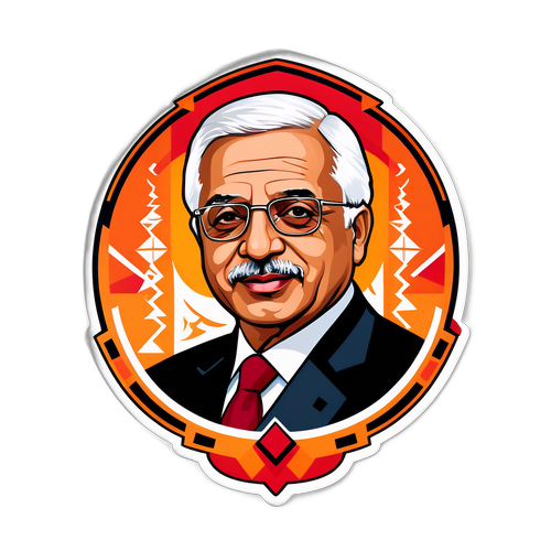Adesivo Moderno di Abu Mazen