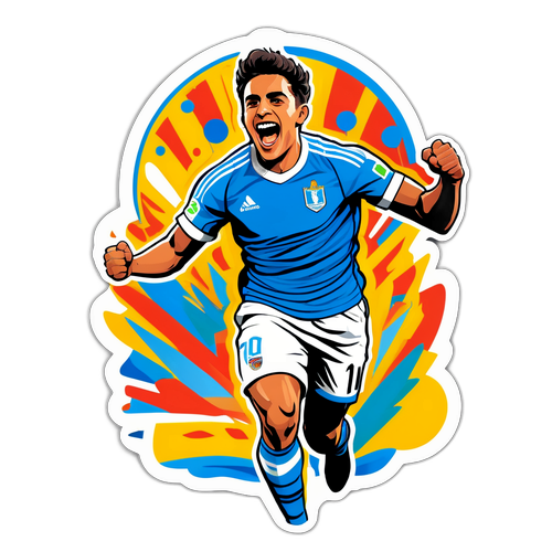 Stiker Kemenangan Thiago Almada