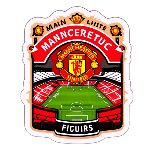 Sticker ya Nguvu ya Mechi ya Manchester United