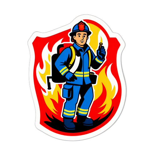 火災安全警告貼紙