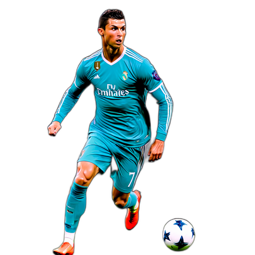 Cristiano Ronaldo akcióban