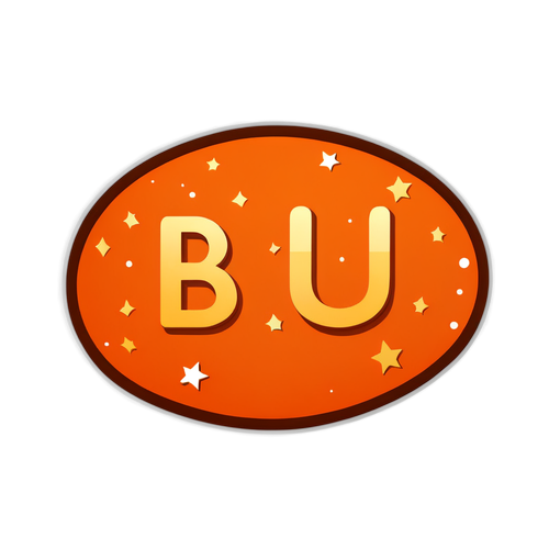สติกเกอร์ที่มีข้อความ 'BU'