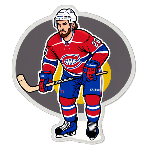 Alexandre Carrier Habs Pride Sticker