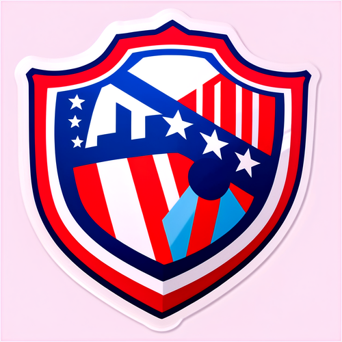 Sticker ya Alama ya Atletico Madrid