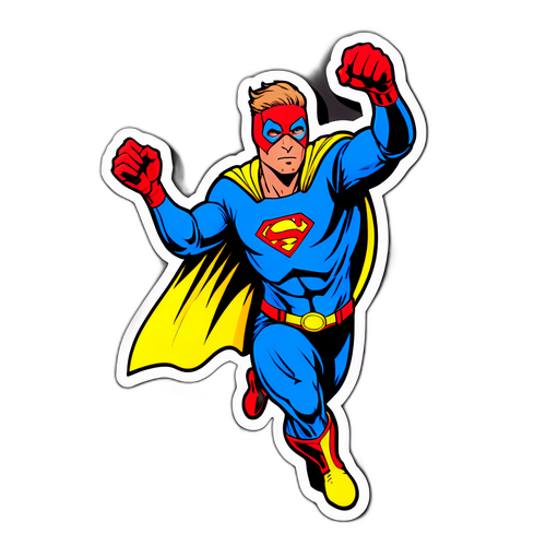 Sticker cu Supererou