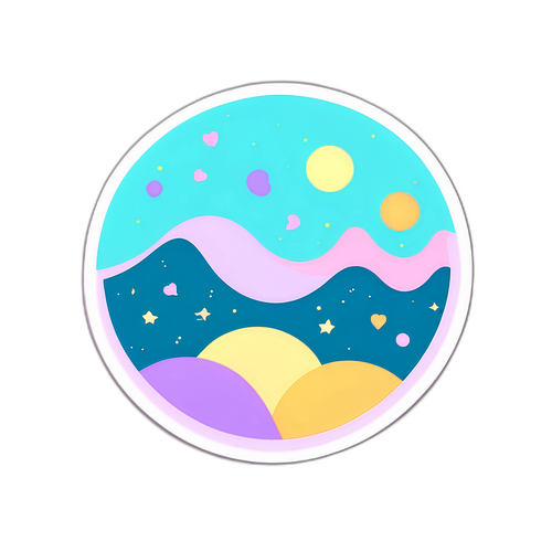 Sticker minimalist cu 29 iunie, realizat manual