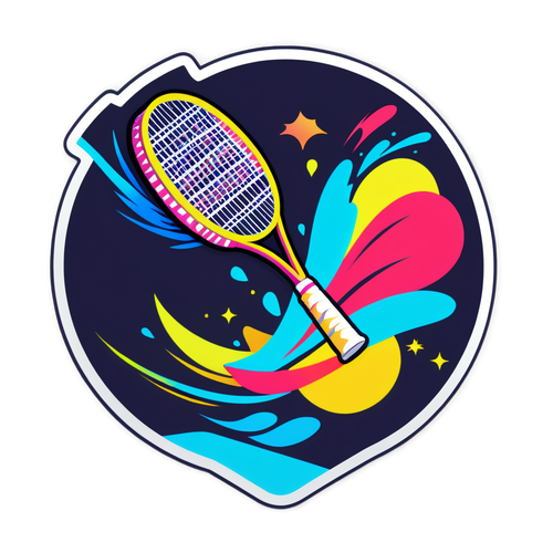 Selami Keriangan Badminton: Sticker Menarik yang Raikan Permainan dengan Shuttlecock dan Venue Sukan!