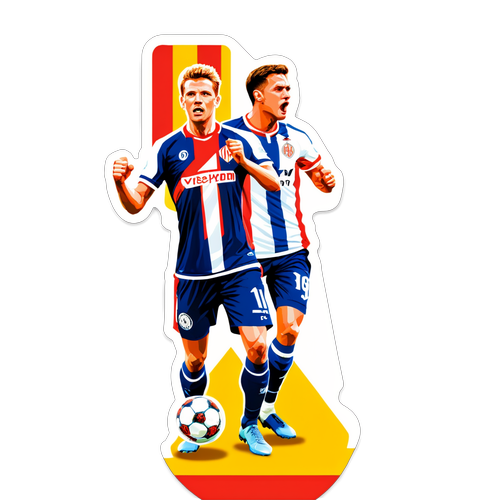 PSV vs Feyenoord Energie Sticker