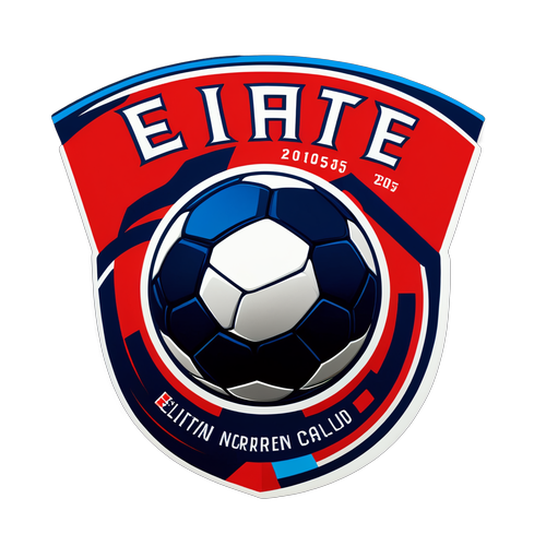 Vibrant klistremerke for Eliteserien 2025