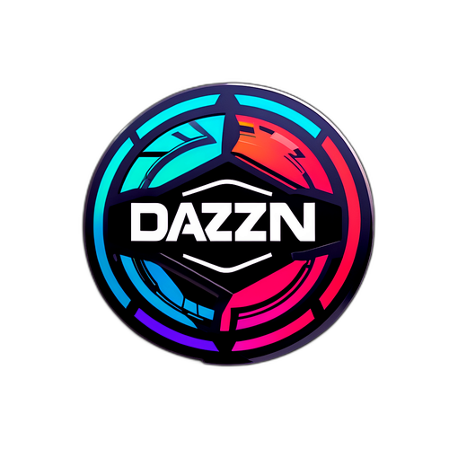 DAZN-logo futuristisella tyylillä