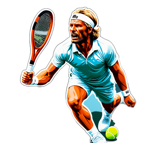 Björn Borg i aktion