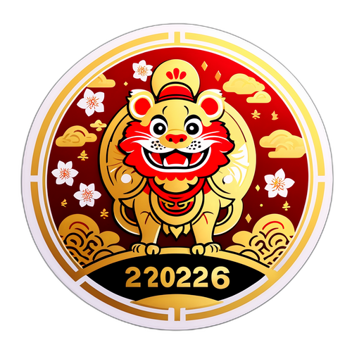 สติ๊กเกอร์ปีใหม่จีน 2026