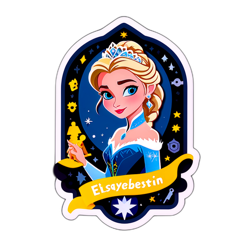 Minimalistische Sticker van Elsa Zylberstein