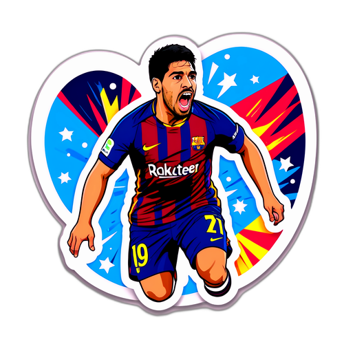 Stiker Luis Suárez Dribbling