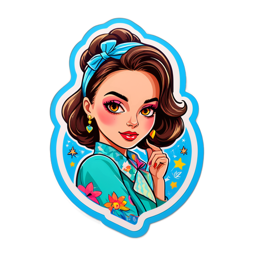 Stylový samolepicí prvek Nely Slovákové