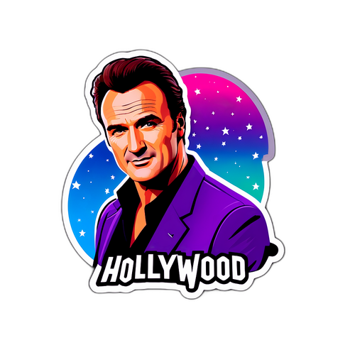 Hollywood Star Aufkleber