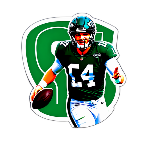 Sam Darnold's Career Journey Sticker