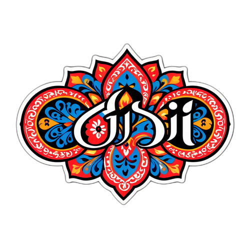 Gibi Tasarımlı Geleneksel Türk Deseni