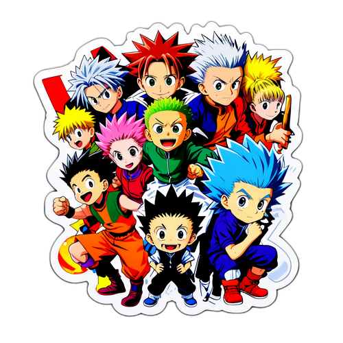 ハンター×ハンターキャラクターのコミカルなデザイン
