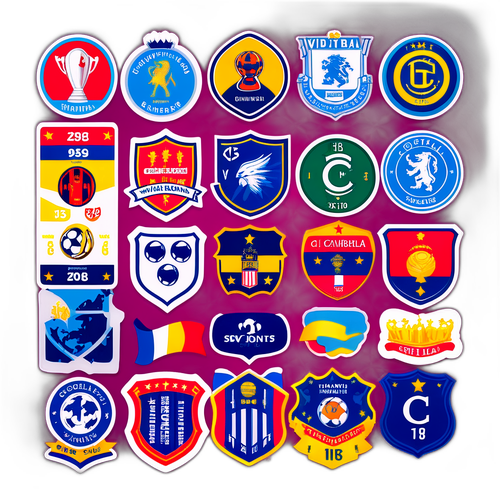 Những hình dán sống động cho kết quả bóng đá C1, bao gồm lịch sử chiến thắng của các đội