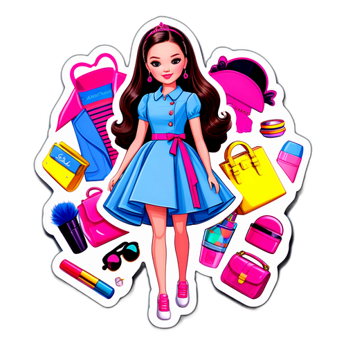 Makulay na Sticker na may Barbie Forteza