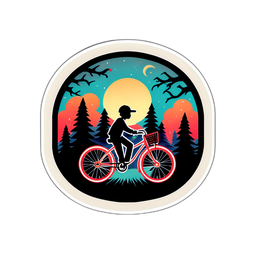 Sticker ya Kivutio kutoka Stranger Things