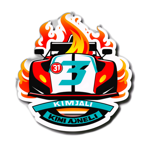 Feiring av Kimi Antonellis racingseire