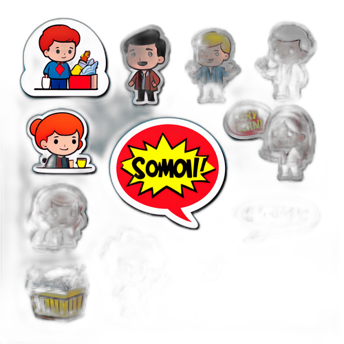 Коллекция комиксов о повседневных ситуациях