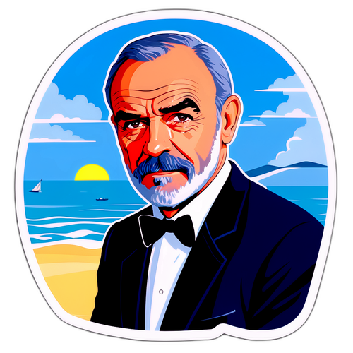Salaperäinen Sean Connery Merimaisemassa