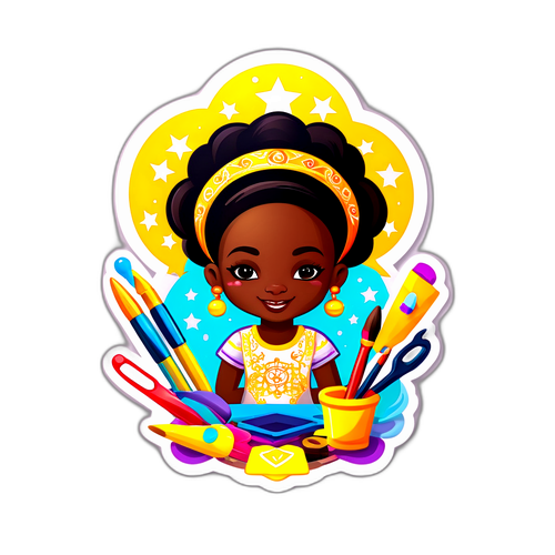 Stiker Kreatif Divine Mukasa