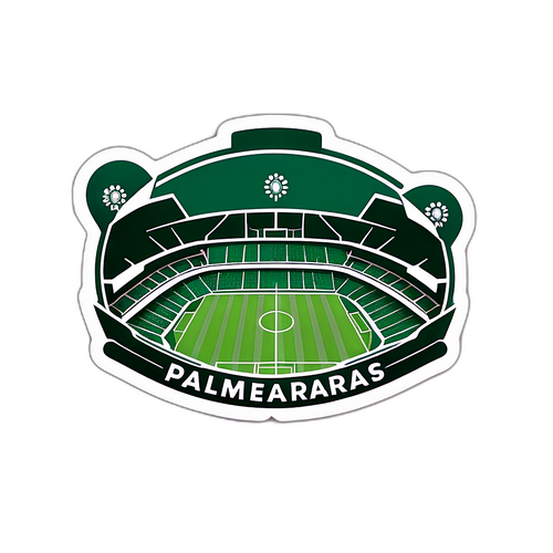 Stiker Minimalis Stadion Palmeiras