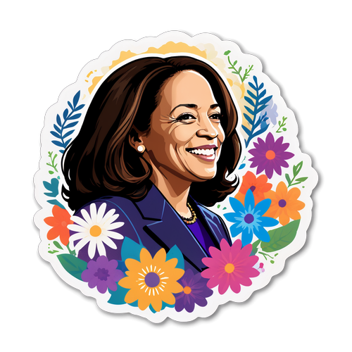 Krachtige Inclusiviteit: Ontdek de Betekenis Achter Deze Adembenemende Kamala Harris Sticker!