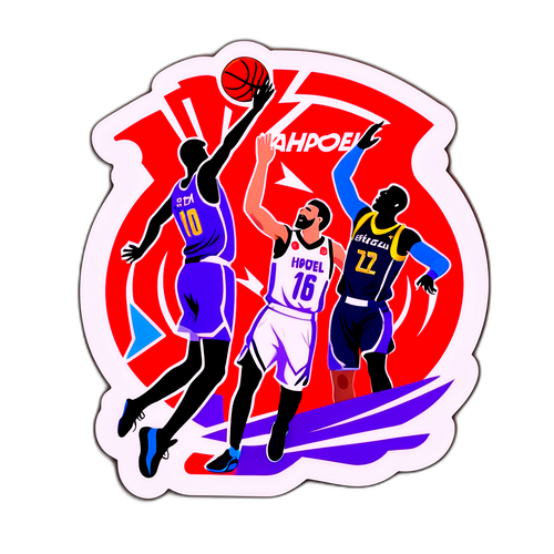 עיצוב מדהים של משחק כדורסל בין הפועל חולון להפועל באר שבע