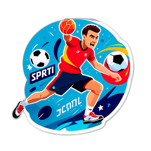 Sticker artistic al sport.ro