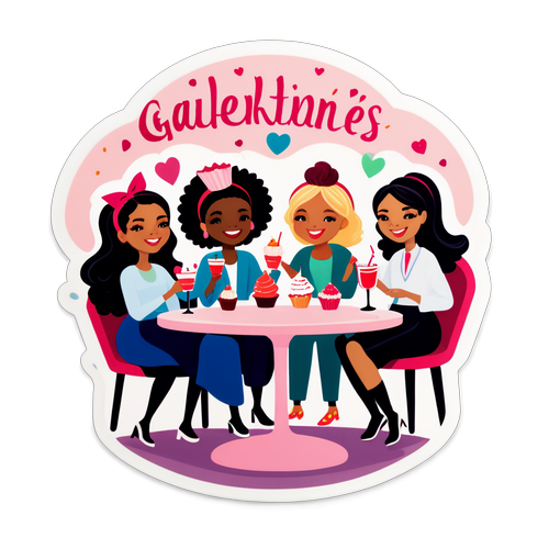 Galentine's Dag Klistermærke