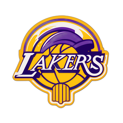 湖人隊標誌貼紙設計