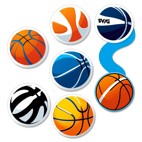 动态运动：篮球、足球和游泳图案