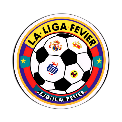 Retro-sticker med La Liga Feber